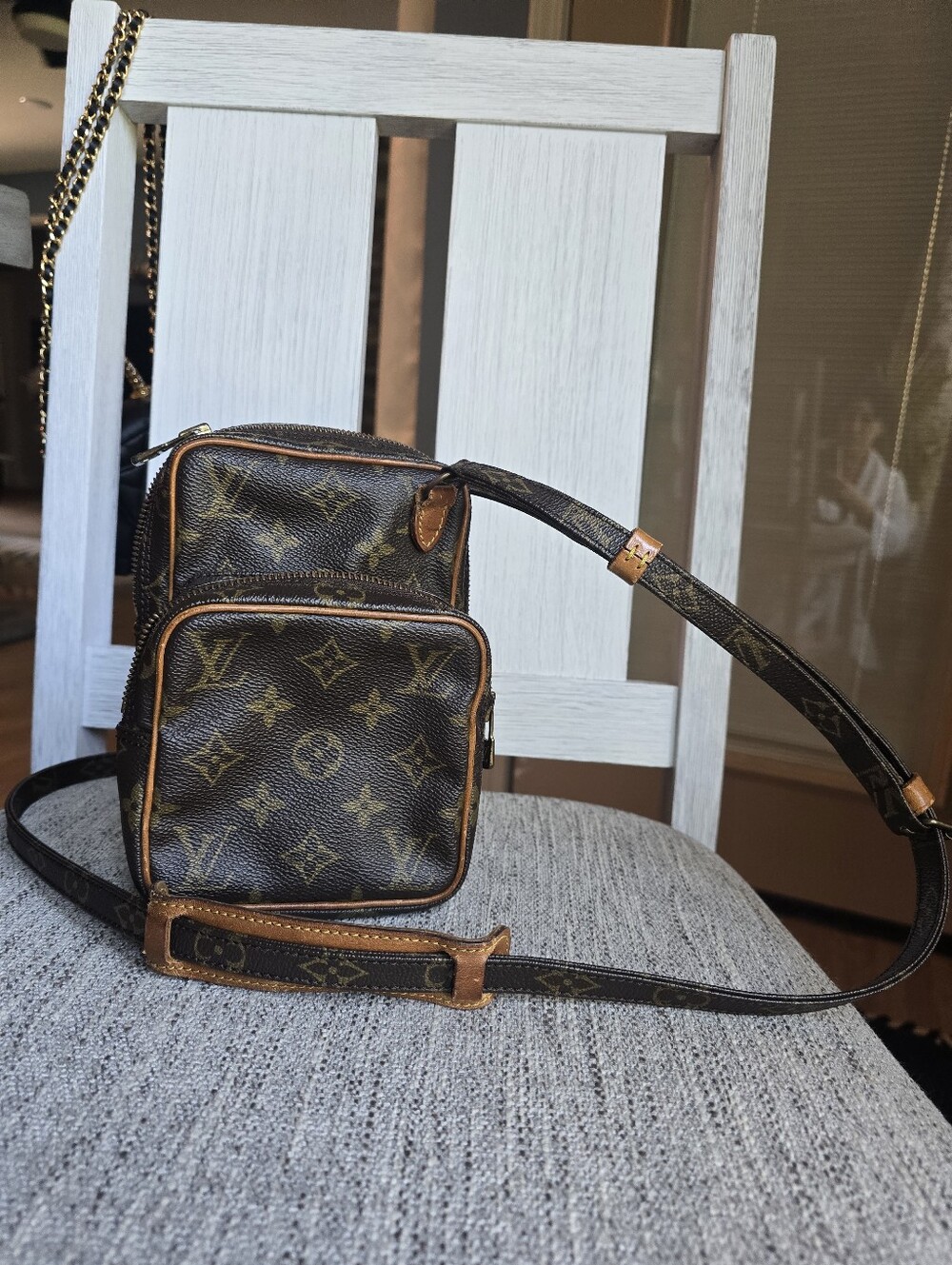 Authentic Louis Vuitton Monogram Mini Amazon Canvas Crossbody Bag